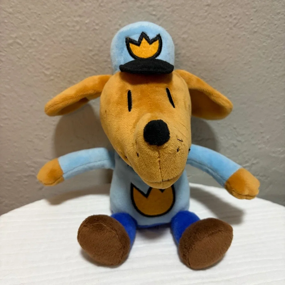MerryMakers Dog Man Plush Doll 9.5
